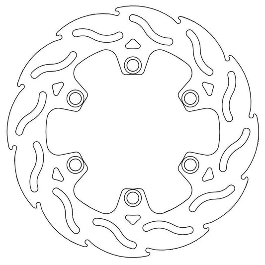 Moto-Master Kawasaki Rear Flame Series Disc (MM-110385)