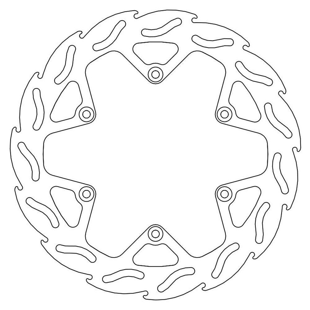 Moto-Master Yamaha Front Flame Series Disc (MM-110389)