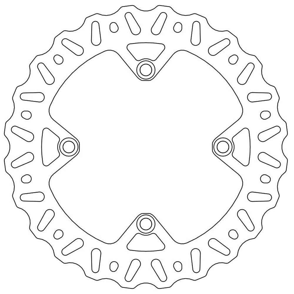 Moto-Master Husqvarna Rear Nitro Series Disc (MM-110405)