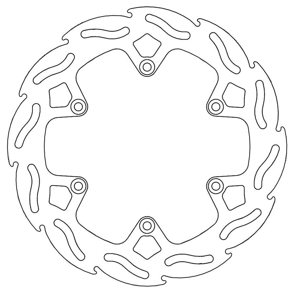 Moto-Master Husaberg 4.4mm Rear Flame Factory Disc (mm-110513)