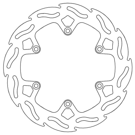 Moto-Master Husaberg 4.4mm Rear Flame Factory Disc (mm-110513)
