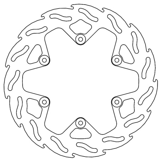 Moto-Master Yamaha 4.4mm Rear Flame Factory Disc (mm-110598)