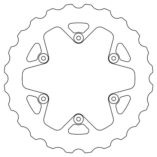 Moto-Master Yamaha Rear Mud Solid Disc (MM-110641)