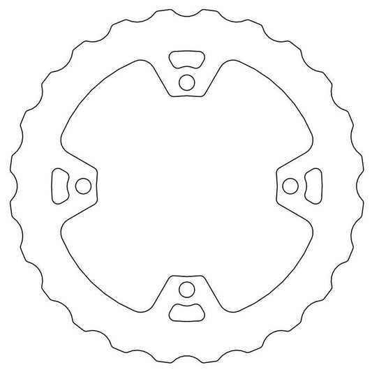 Moto-Master Suzuki Rear Mud Solid Disc (MM-110642)