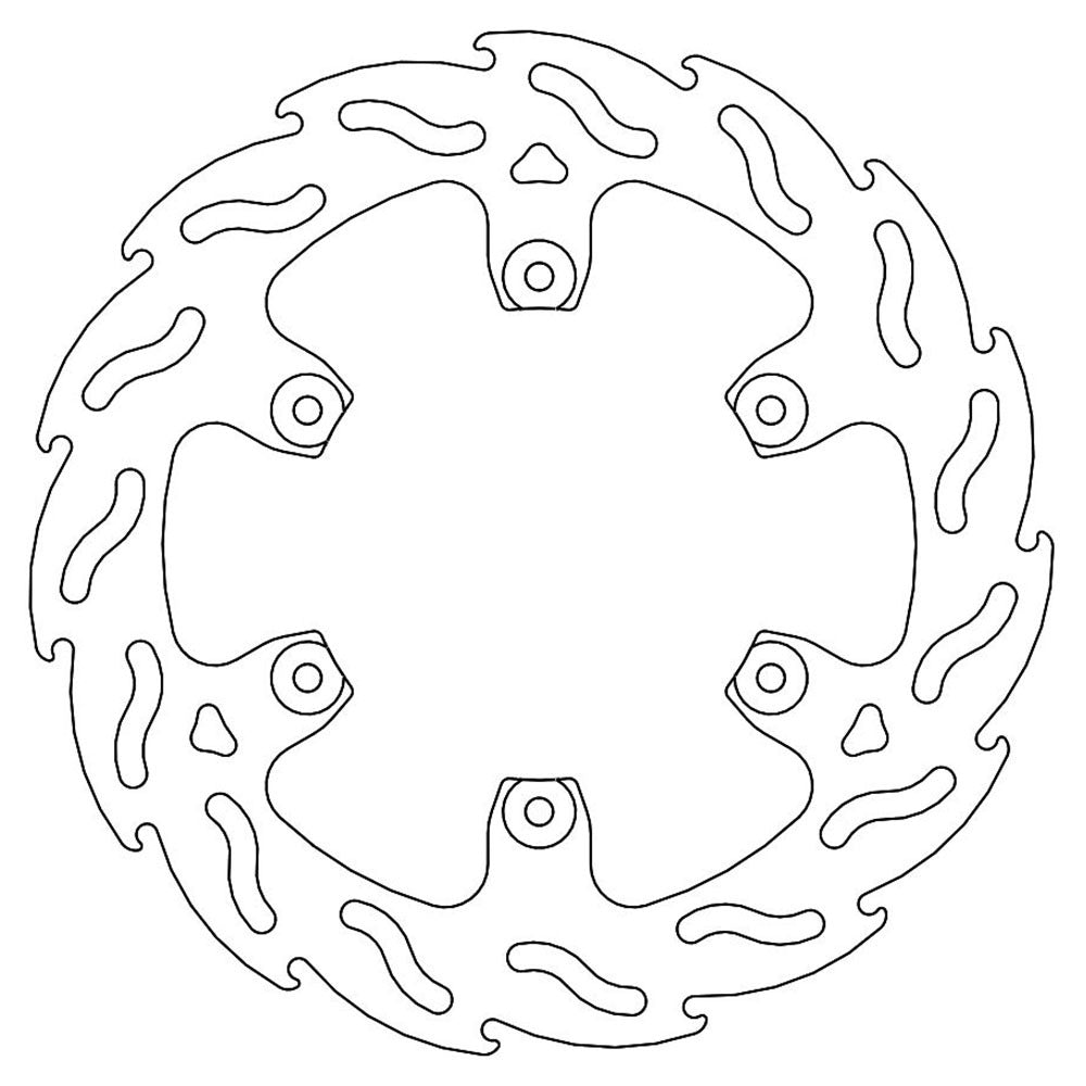 Moto-Master Husqvarna Rear Flame Series Disc (MM-110702)
