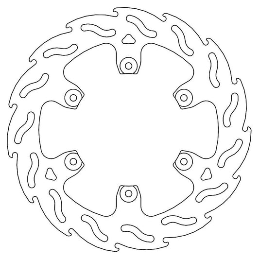 Moto-Master Husqvarna Rear Flame Series Disc (MM-110702)