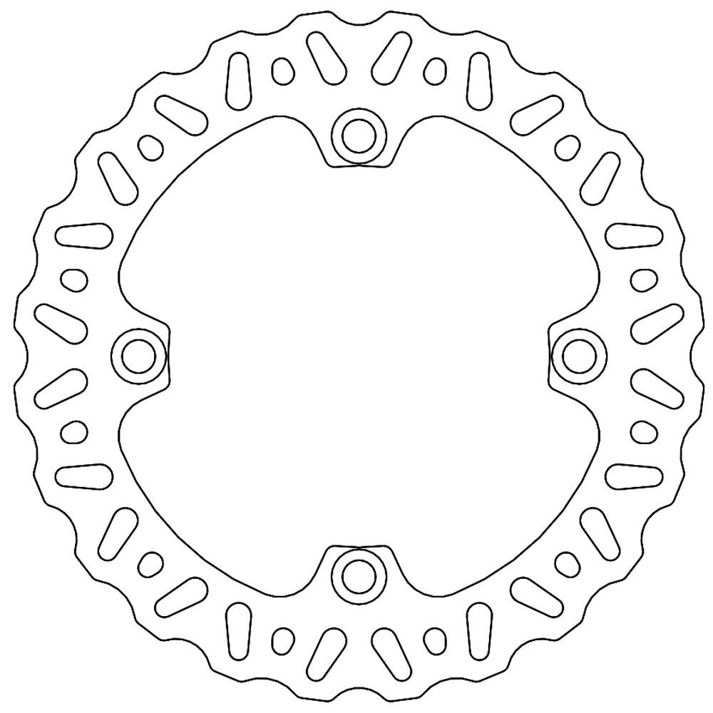 Moto-Master Honda Rear Nitro Series Disc (MM-110715)