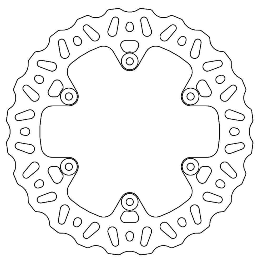 Moto-Master Gas Gas Rear Nitro Series Disc (MM-110717)