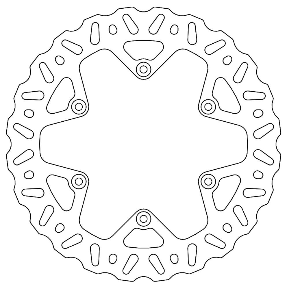 Moto-Master Yamaha Rear Nitro Series Disc (MM-110724)
