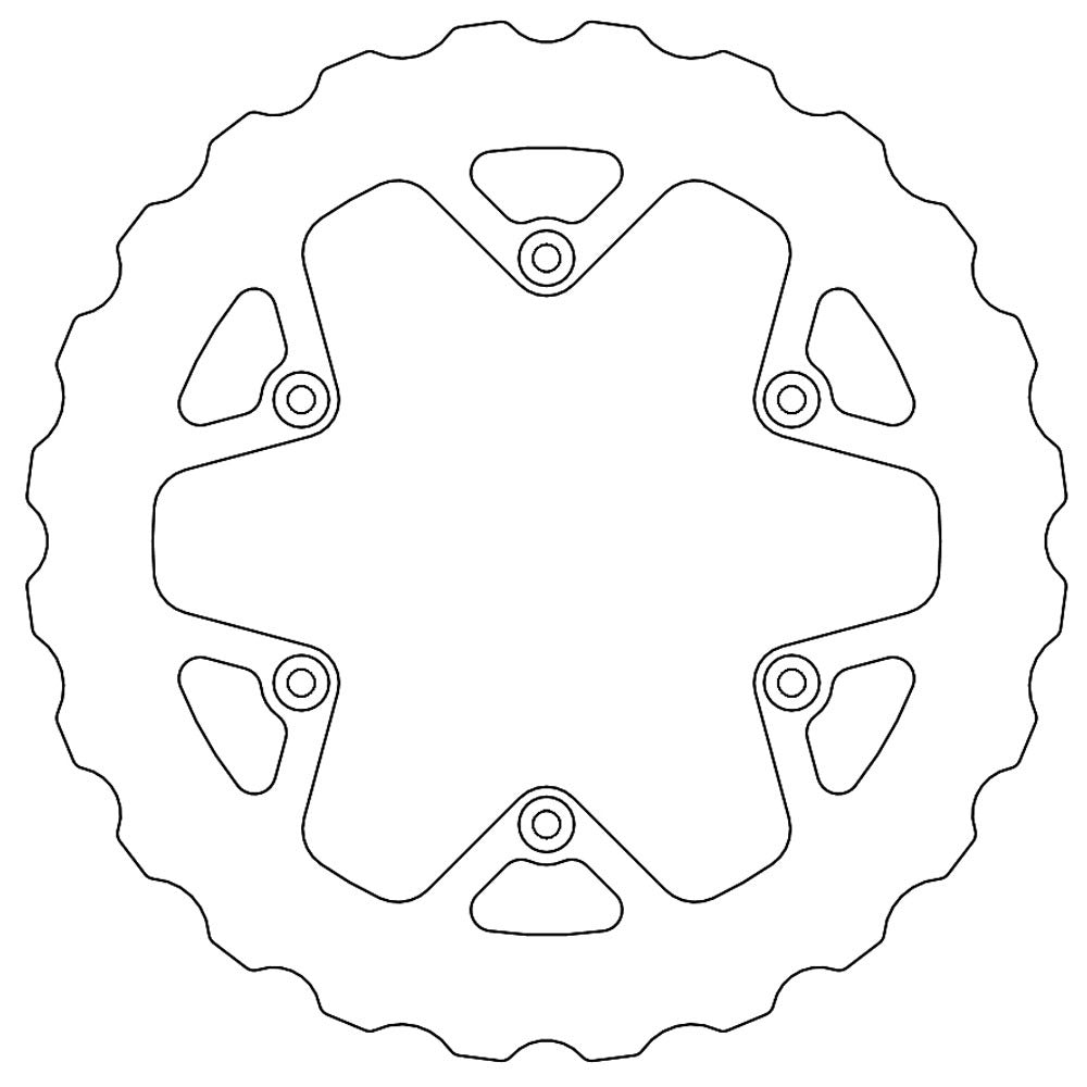 Moto-Master Yamaha Rear Mud Solid Disc (MM-110729)