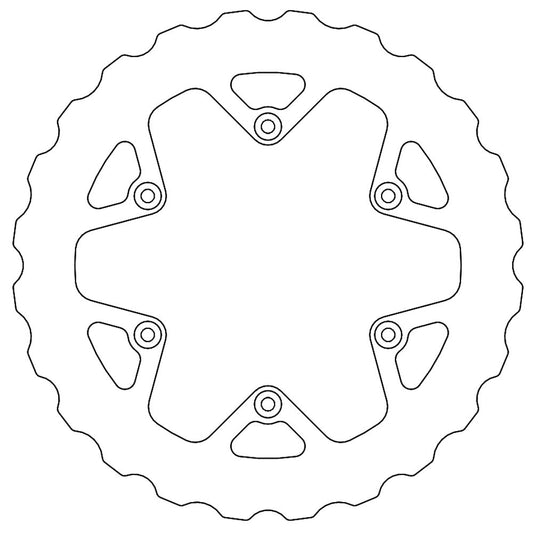 Moto-Master Yamaha Rear Mud Solid Disc (MM-110729)