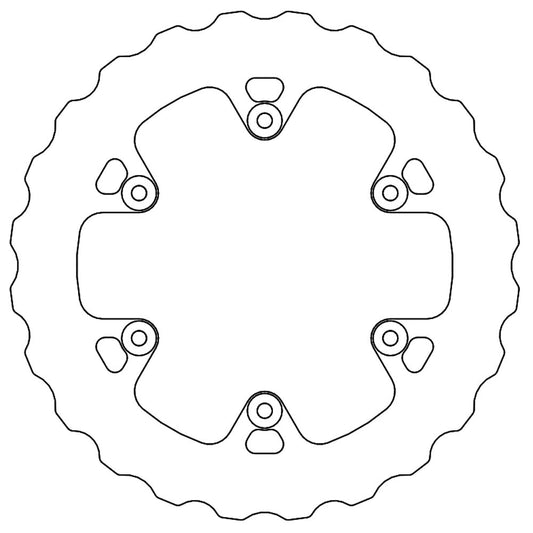 Moto-Master Gas Gas Rear Mud Solid Disc (MM-110731)