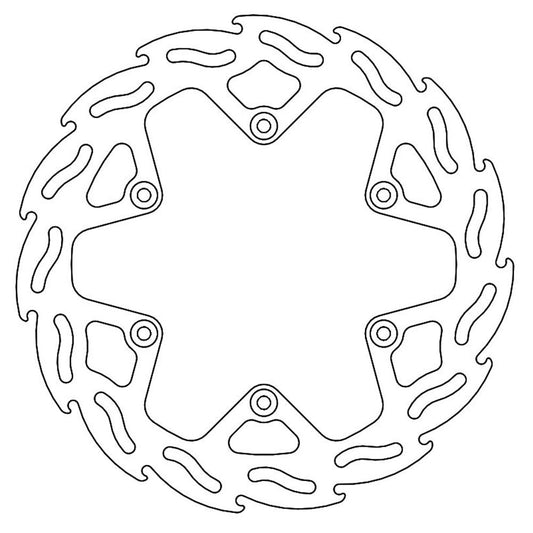 Moto-Master Yamaha Rear Flame Series Disc (MM-110831)