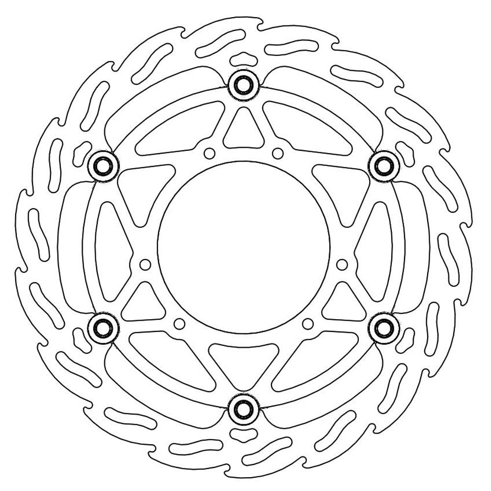 Moto-Master Honda 270mm Front Flame Floating Disc (MM-112082)