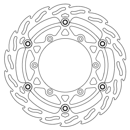 Moto-Master Kawasaki 270mm Front Flame Floating Disc (MM-112087)
