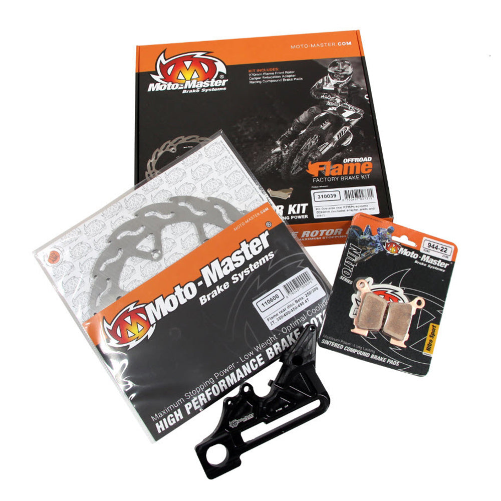Moto-Master Husqvarna 240mm Rear Flame Brake Kit FC 250 (Magura Caliper) 2018