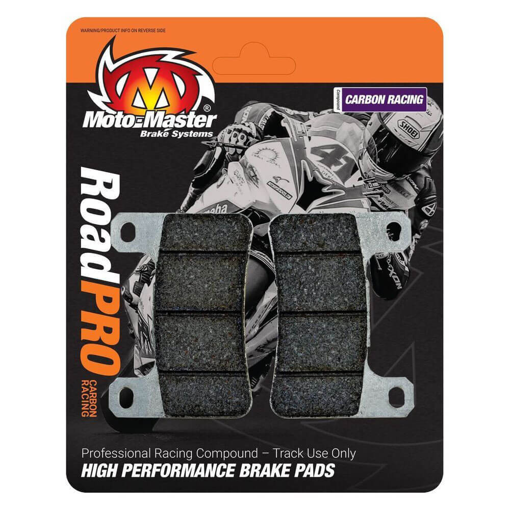 Moto-Master Kawasaki Carbon Racing Left Front Brake Pads - ZX-6R Ninja 600 (ABS) 2013-On