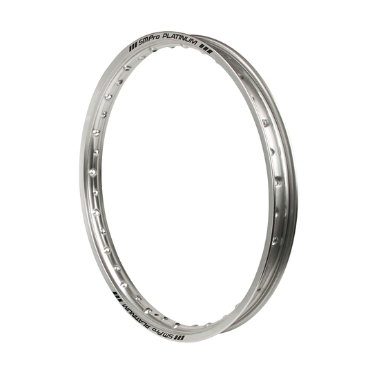 SM Pro Platinum Honda Silver Front Rim - CR 125-250-500 1995-2007 (21x1.60)