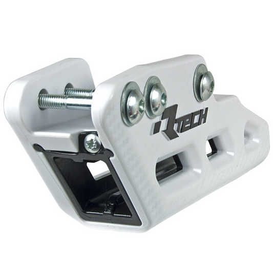 Rtech Honda White/Black Monoblock Worx Chain Guide CRF 250 R 2007-2023