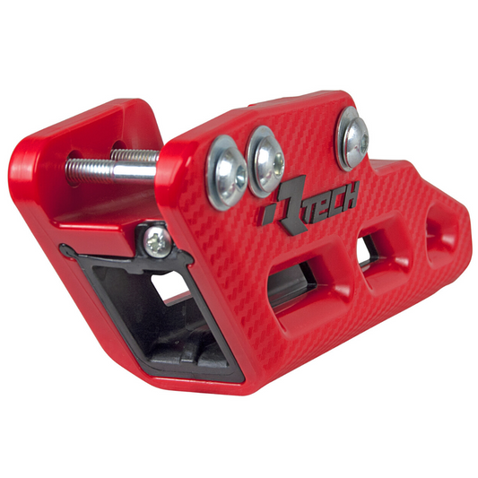 Rtech Honda Red/Black Monoblock Worx Chain Guide CRF 250 R 2007-2023