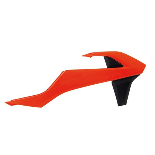 Rtech KTM 125 XC-W 2017-2019 Orange/Black Radiator Shrouds