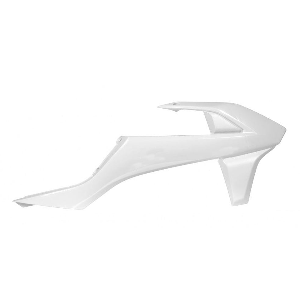 Rtech KTM 125 XC-W 2017-2019 White Radiator Shrouds