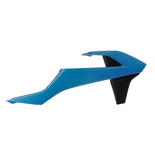 Rtech KTM 125 XC-W 2017-2019 Vintage Light Blue/Black Radiator Shrouds