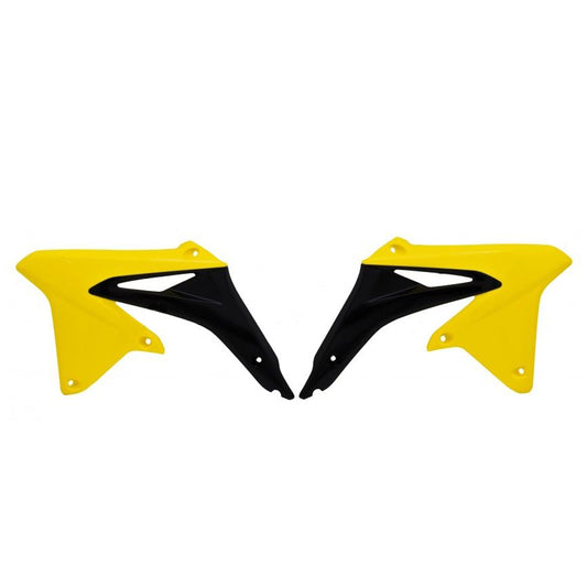 Rtech Suzuki RMX 450 Z 2010-2018 OE Yellow/Black Radiator Shrouds