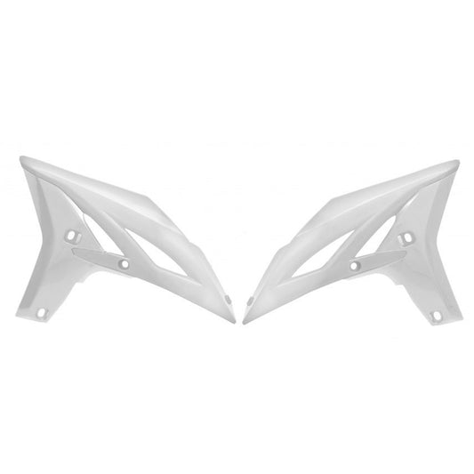 Rtech Yamaha WR 450 F 2012-2015 White Radiator Shrouds