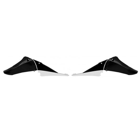 Rtech Yamaha YZ 450 F 2010-2013 OE Black/White (2011-2013) Radiator Shrouds