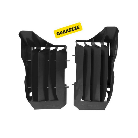 Rtech Honda Black Oversized Radiator Louvres CRF 250 R 2018-2019