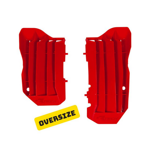 Rtech Honda Red Oversized Radiator Louvres CRF 450 R 2017-2020