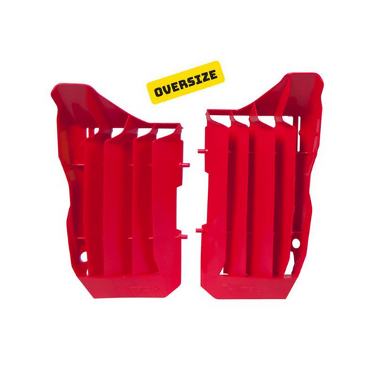 Rtech Honda Red Oversized Radiator Louvres CRF 250 R 2018-2019