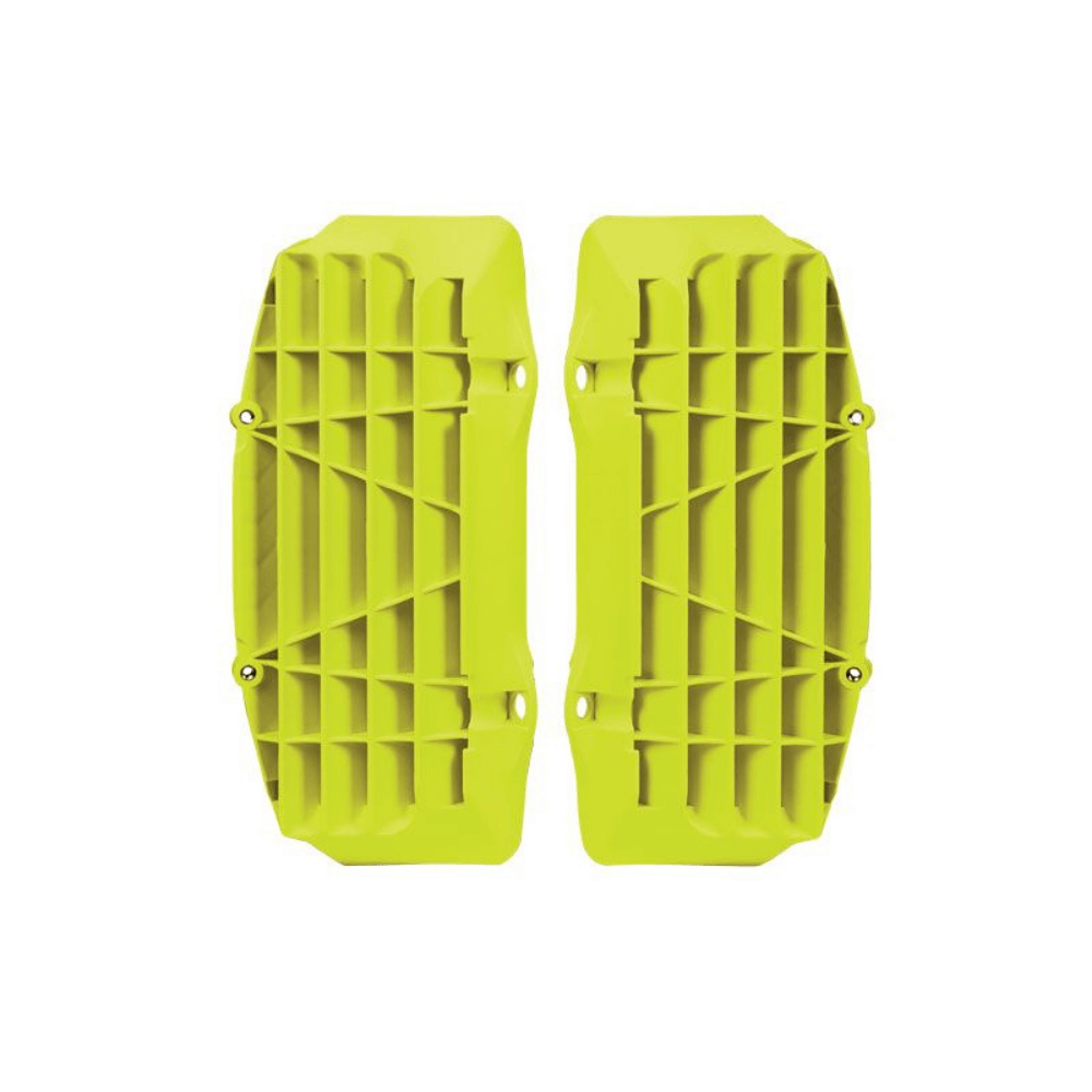 Rtech Husqvarna Neon Yellow Oversized Radiator Louvres FC 250 2016-2018