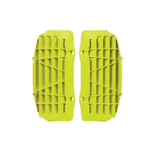 Rtech Husqvarna Neon Yellow Oversized Radiator Louvres FC 250 2016-2018