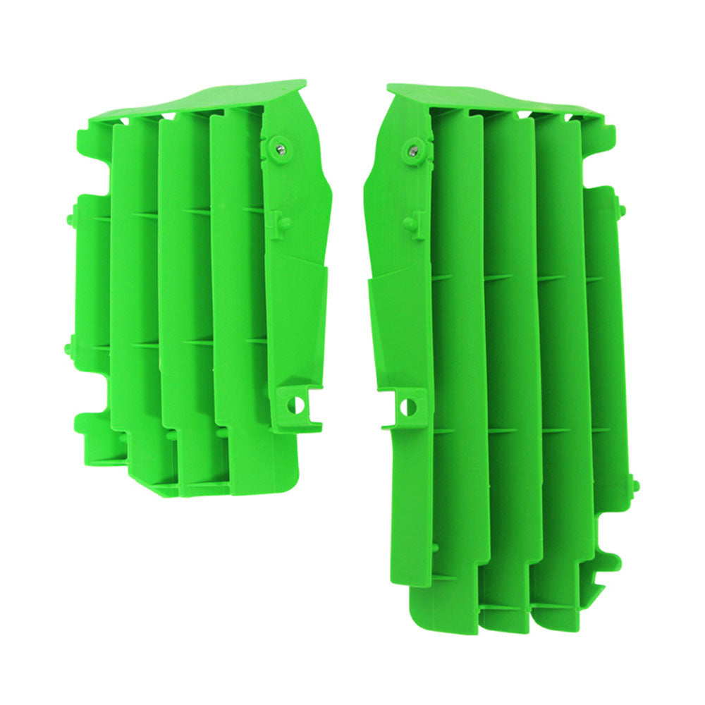 Rtech Kawasaki Green Oversized Radiator Louvres KX 450 F 2016-2023