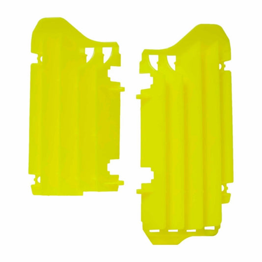 Rtech Suzuki Neon Yellow Oversized Radiator Louvres RMZ 450 2019-2023