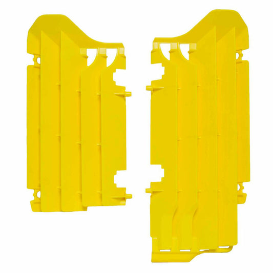 Rtech Suzuki Yellow Oversized Radiator Louvres RMZ 250 2019-2023