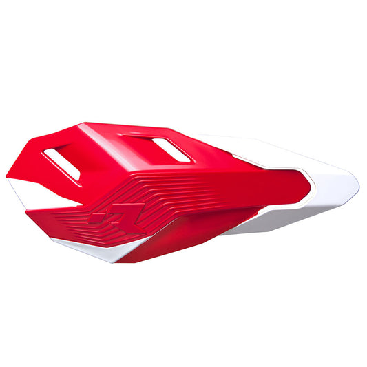 Rtech Red/White HP3 Handguards - Includes Mounting Kit