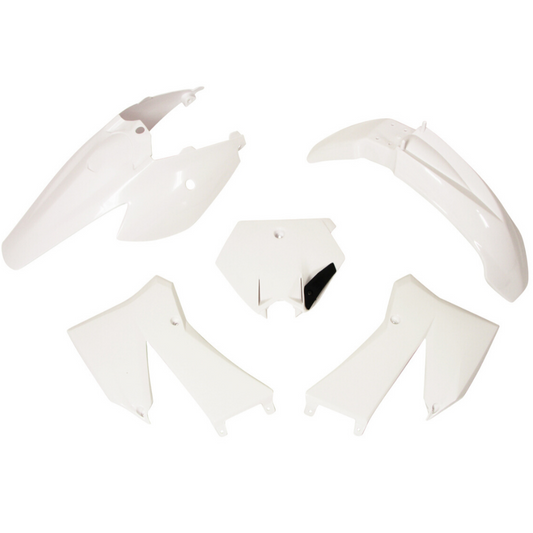 Rtech KTM White Plastic Kit 85 SX 17/14 2011-2012
