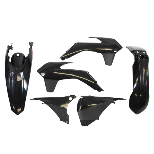 Rtech KTM Black Plastic Kit 125 EXC 2015-2016