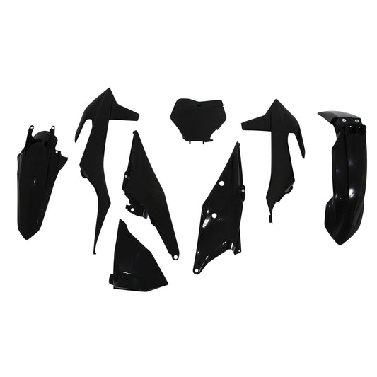 Rtech KTM Black Plastic Kit 250 SX-F Troy Lee Designs 2021