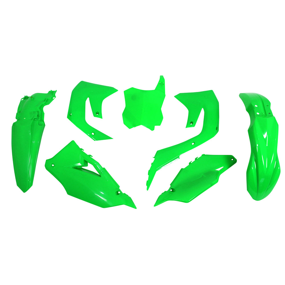 Rtech Kawasaki Neon Green Plastic Kit KX 450 (KX 450 F) 2019