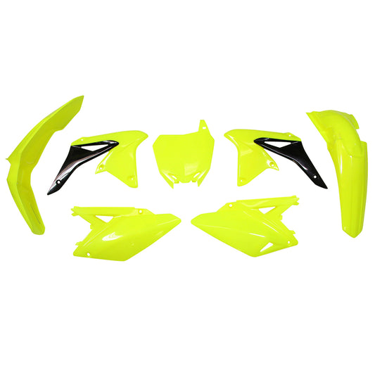 Rtech Suzuki Neon Yellow Limited Edition Plastic Kit RMZ 250 2010-2013