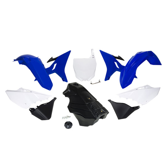 Rtech Yamaha Blue/White Plastic Kit WR 250 (2T) 2021-2022 (Revolution Kit)