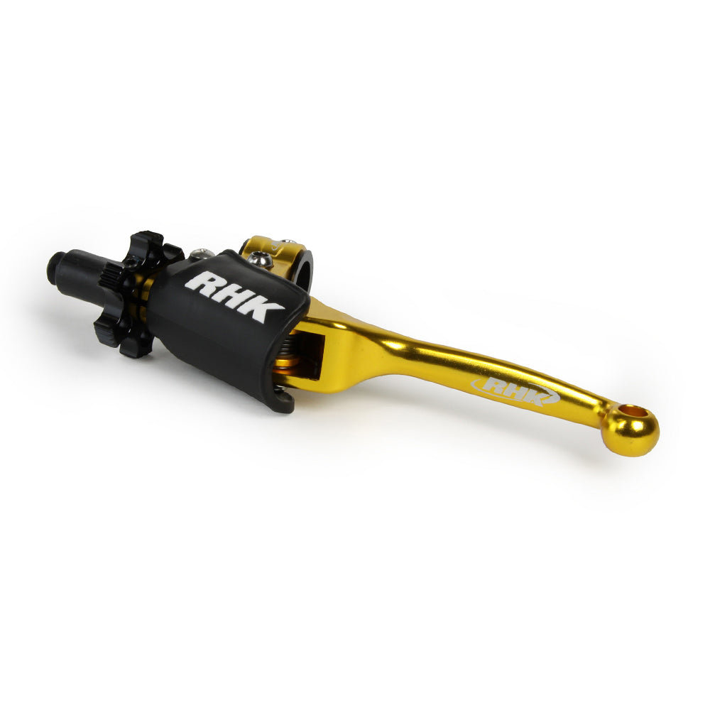 RHK Honda Gold Quantum Flex Clutch Lever Honda Universal Clutch Lever (No Hot Start)