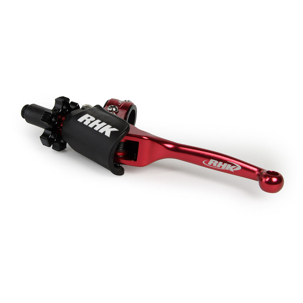 RHK Honda Red Quantum Flex Clutch Lever Honda Universal Clutch Lever (No Hot Start)