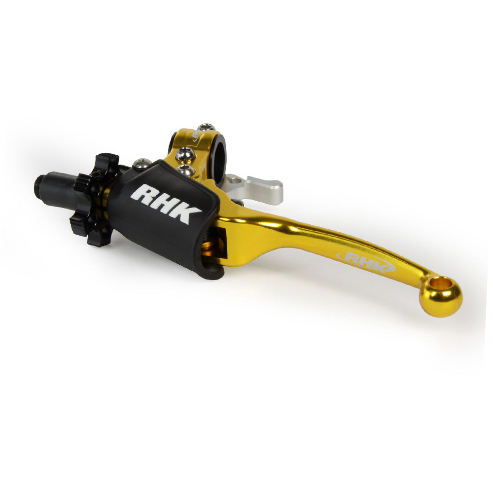 RHK Honda Gold Quantum Flex Clutch Lever Honda Universal Clutch Lever (With Hot Start)