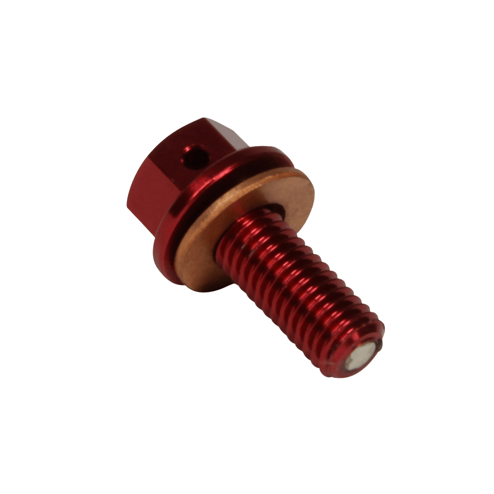 RHK Suzuki Red Magnetic Sump / Drain Plug DRZ 70 2008-2018