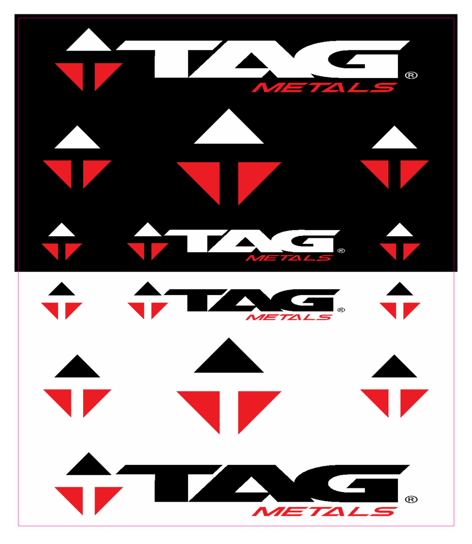 TAG Metals Team Trailer Sticker Black